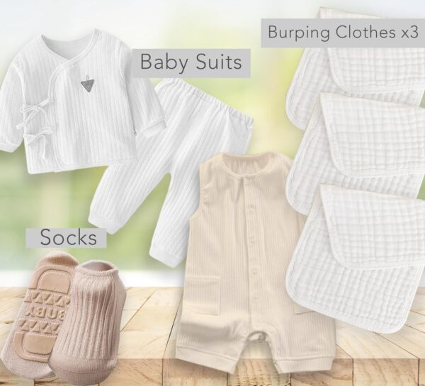 New Baby Boy/Girl Gift Basket (20 Items) for a New mom Elephant Baby Gift Set. Welcome Baby Care Package All w/Newborn Essentials Bundle for Expecting Moms Baby Shower, After Labor Unisex - Image 6